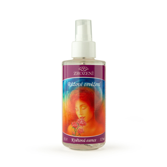 Rose Refreshment – Zrození Flower Essence, 125 ml